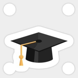 Grad Cap Sticker